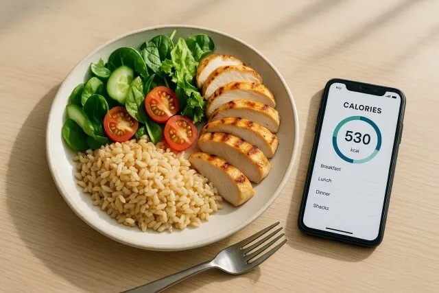 HIIT後30分以内の回復食に適した鶏むね肉とライスのプレート | HIIT-TRAINING.JP HIIT後30分以内の回復食に適した鶏むね肉とライスのプレート